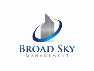 Broad Sky Management logo design by usef44