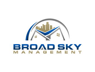 Broad Sky Management logo design by lestatic22