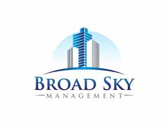 Broad Sky Management logo design by usef44