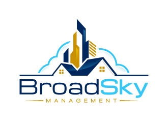 Broad Sky Management logo design by sanworks