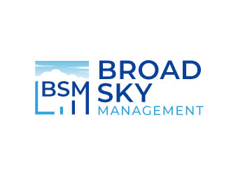 Broad Sky Management logo design by sanworks