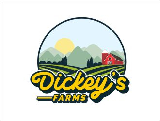 Dickey Farms logo design by mykrograma