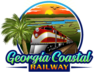 Georgia Coastal Railway logo design by Suvendu