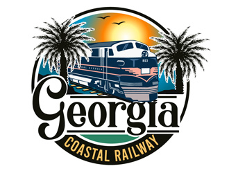 Georgia Coastal Railway logo design by DreamLogoDesign