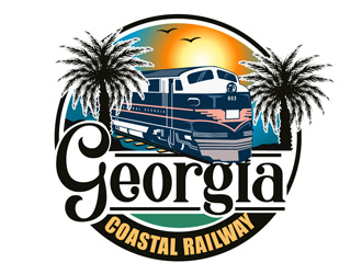 Georgia Coastal Railway logo design by DreamLogoDesign