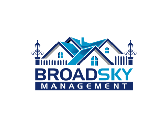 Broad Sky Management logo design by pakderisher