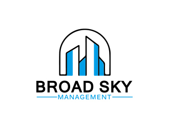 Broad Sky Management logo design by Rexi_777