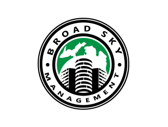 Broad Sky Management logo design by Rexi_777