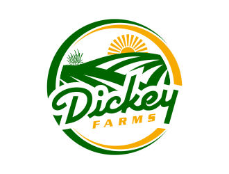 Dickey Farms logo design by GassPoll