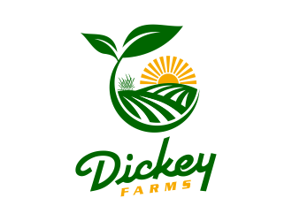 Dickey Farms logo design by GassPoll