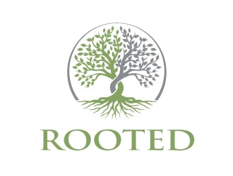 Rooted logo design by Sandip