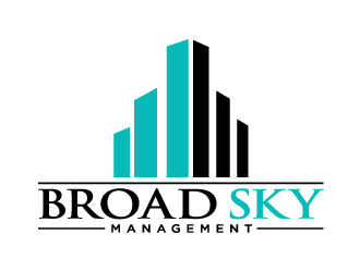 Broad Sky Management logo design by Sandip