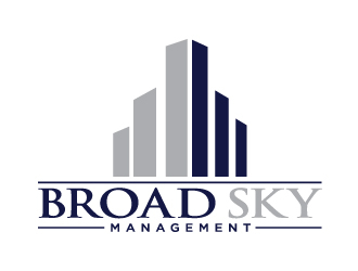 Broad Sky Management logo design by Sandip