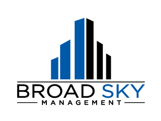 Broad Sky Management logo design by Sandip