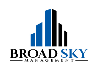 Broad Sky Management logo design by Sandip