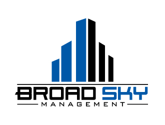 Broad Sky Management logo design by Sandip