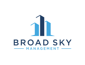 Broad Sky Management logo design by asyqh