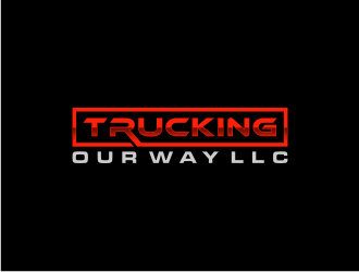 TRUCKING OUR WAY LLC logo design by johana