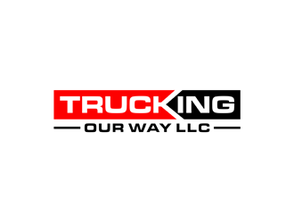 TRUCKING OUR WAY LLC logo design by alby