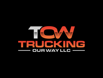 TRUCKING OUR WAY LLC logo design by yeve