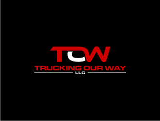 TRUCKING OUR WAY LLC logo design by blessings