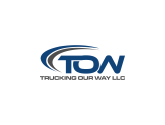 TRUCKING OUR WAY LLC logo design by RIANW