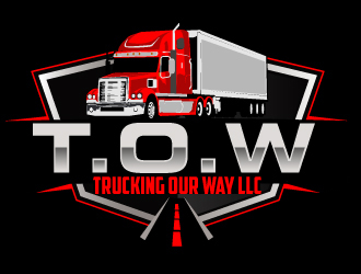 TRUCKING OUR WAY LLC logo design by AamirKhan