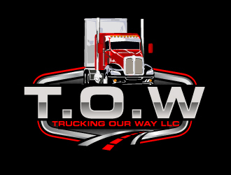 TRUCKING OUR WAY LLC logo design by AamirKhan