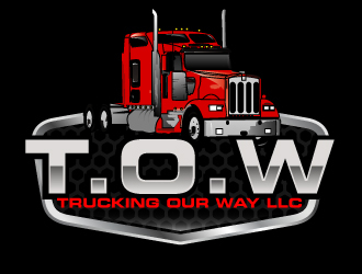 TRUCKING OUR WAY LLC logo design by AamirKhan