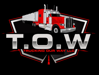 TRUCKING OUR WAY LLC logo design by AamirKhan