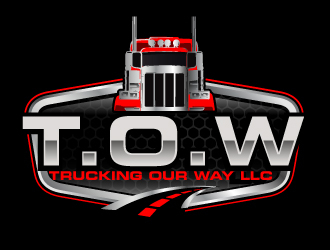 TRUCKING OUR WAY LLC logo design by AamirKhan