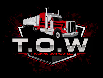 TRUCKING OUR WAY LLC logo design by AamirKhan