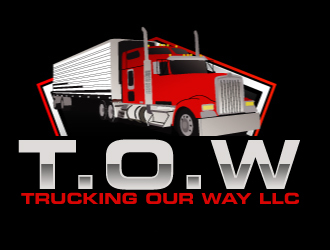 TRUCKING OUR WAY LLC logo design by AamirKhan