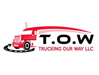 TRUCKING OUR WAY LLC logo design by Suvendu