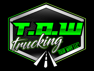 TRUCKING OUR WAY LLC logo design by Suvendu