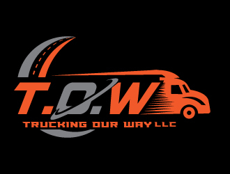 TRUCKING OUR WAY LLC logo design by Suvendu