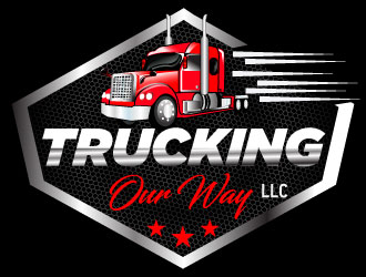 TRUCKING OUR WAY LLC logo design by Suvendu