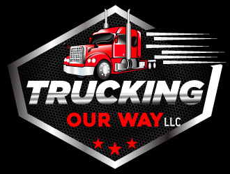 TRUCKING OUR WAY LLC logo design by Suvendu