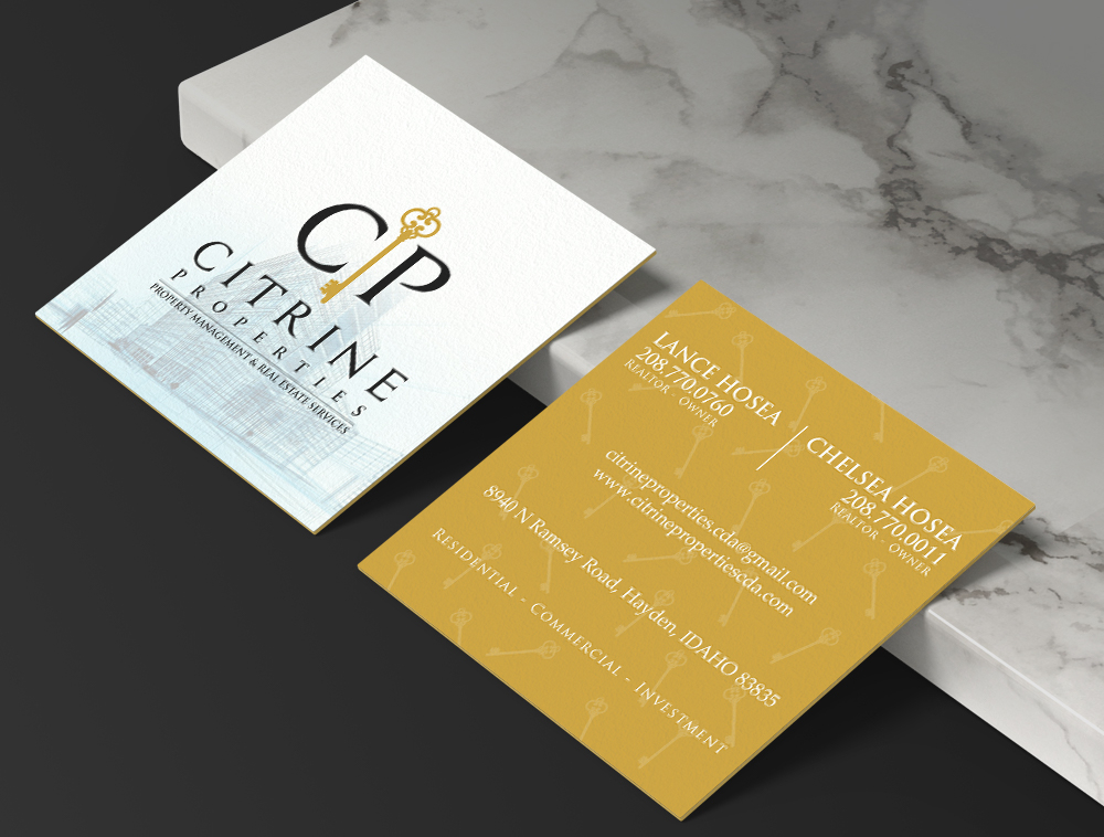 Citrine Properties logo design by Niqnish