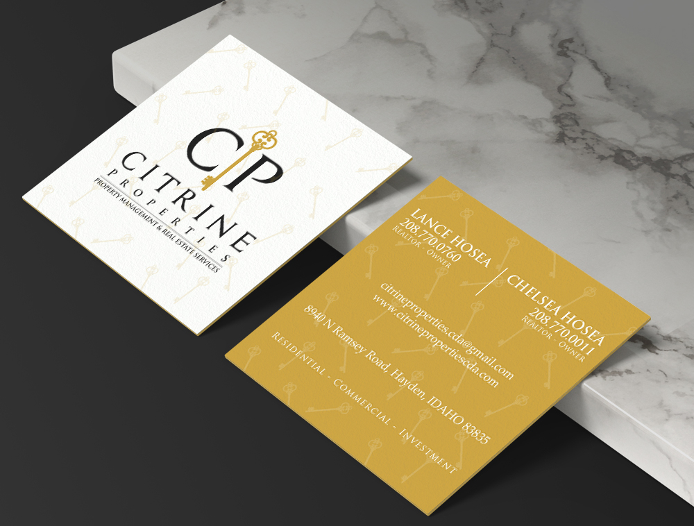 Citrine Properties logo design by Niqnish