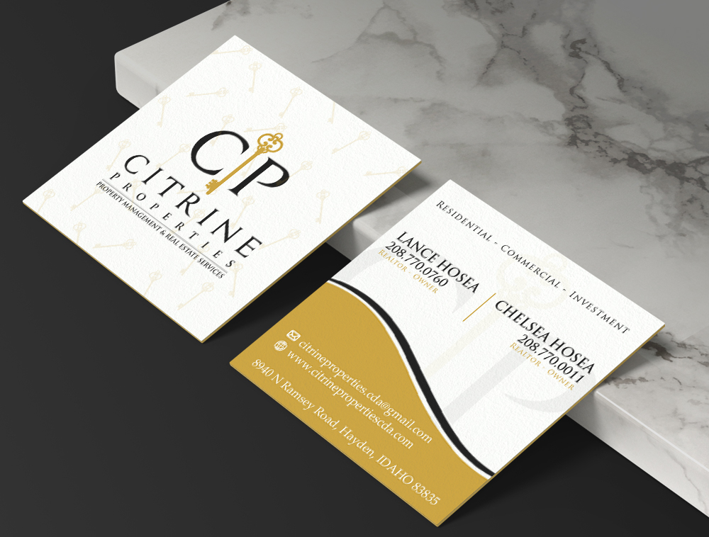 Citrine Properties logo design by Niqnish