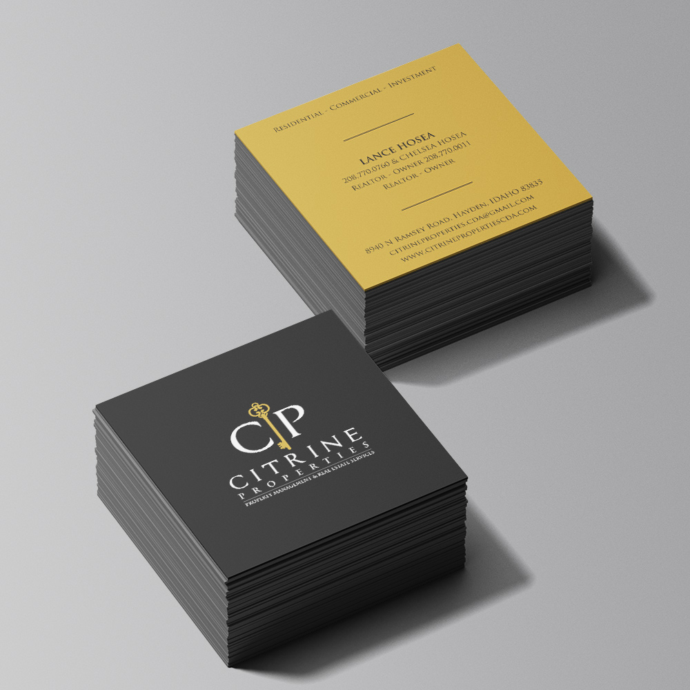 Citrine Properties logo design by Frenic