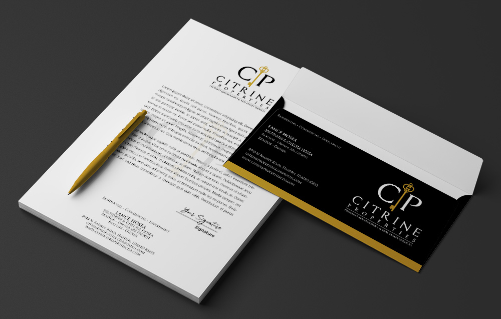 Citrine Properties logo design by Frenic