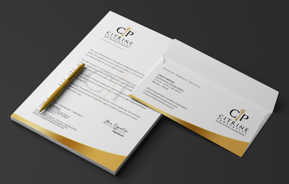 Citrine Properties logo design by Frenic