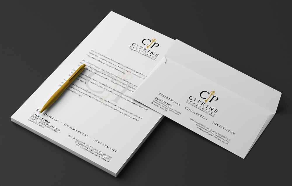 Citrine Properties logo design by Frenic