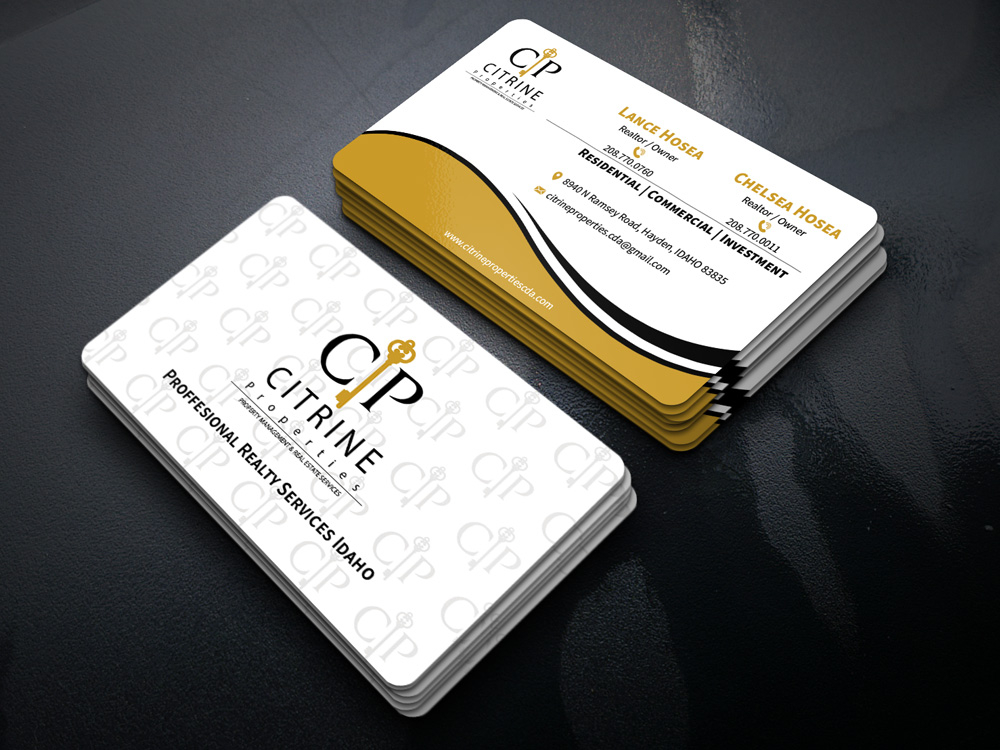 Citrine Properties logo design by Gelotine