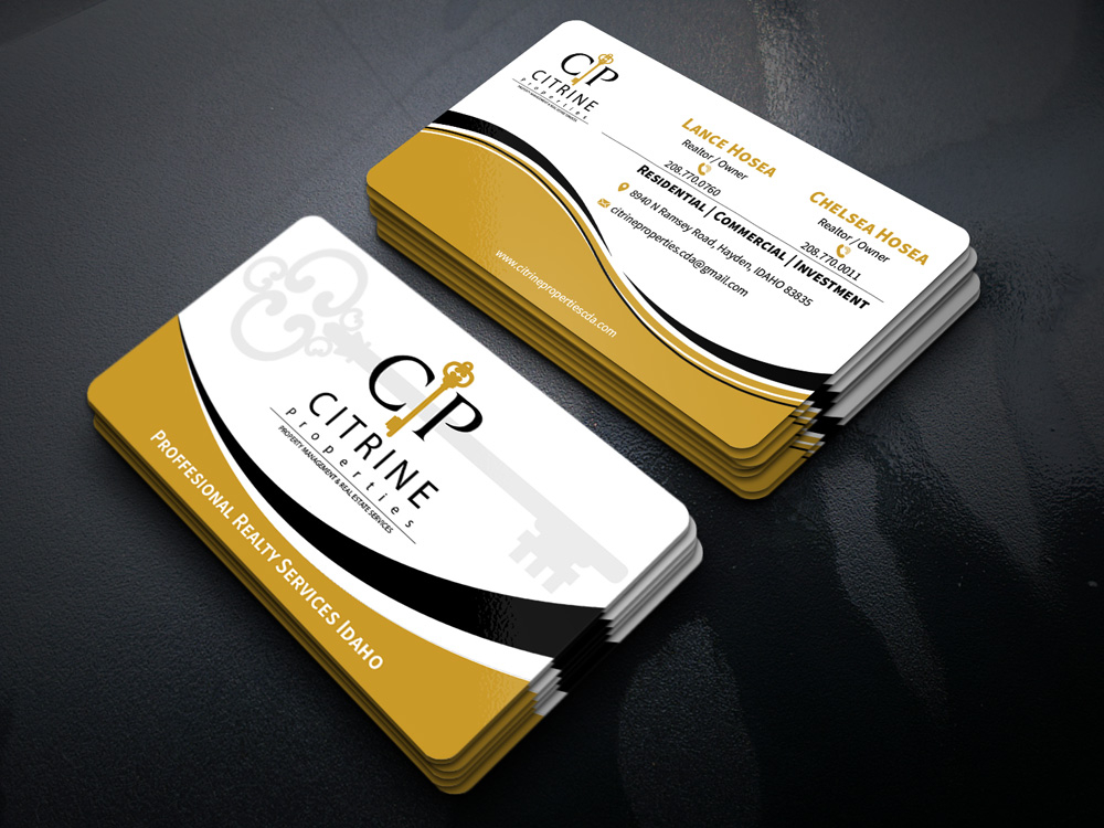 Citrine Properties logo design by Gelotine