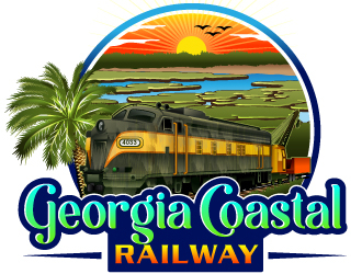 Georgia Coastal Railway logo design by Suvendu