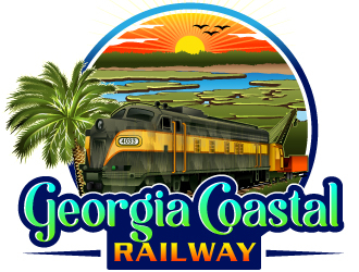 Georgia Coastal Railway logo design by Suvendu