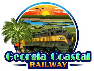 Georgia Coastal Railway logo design by Suvendu